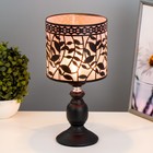 Настольная лампа "Элейна" Е27 40Вт чёрный 14,5х14,5х32 см RISALUX - фото 22063975