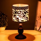 Настольная лампа "Элейна" Е27 40Вт чёрный 14,5х14,5х32 см RISALUX - фото 22063976