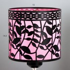 Настольная лампа "Элейна" Е27 40Вт чёрный 14,5х14,5х32 см RISALUX - фото 22063978