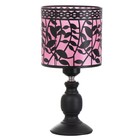 Настольная лампа "Элейна" Е27 40Вт чёрный 14,5х14,5х32 см RISALUX - фото 22063980