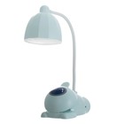 Настольная лампа «Робот» LED 5 Вт USB АКБ лазурный 11.8×7.8×31 см RISALUX - Фото 18