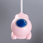 Настольная лампа «Робот» LED 5 Вт USB АКБ розовый 11.8×7.8×31 см RISALUX - Фото 12