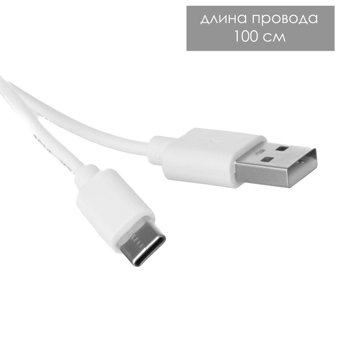 Ночник-проектор "Космонавт" LED 3Вт USB белый 9,5х11х13 см RISALUX - фото 1906205555