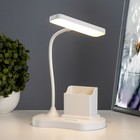 Настольная лампа "Деко" LED 3Вт USB АКБ белый 14x7x34 см RISALUX - Фото 2