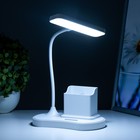 Настольная лампа "Деко" LED 3Вт USB АКБ белый 14x7x34 см RISALUX - Фото 3