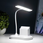 Настольная лампа "Деко" LED 3Вт USB АКБ белый 14x7x34 см RISALUX - Фото 4