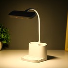 Настольная лампа сенсорная  "Артес" LED 5Вт USB АКБ белый 14х10х37 см RISALUX - Фото 13