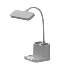 Настольная лампа сенсорная  "Артес" LED 5Вт USB АКБ белый 14х10х37 см RISALUX - Фото 24