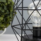 Ночник «Фонарь» LED от батареек ААА чёрный 14×14×27 см RISALUX - Фото 7