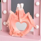 Фигурка светящаяся RISALUX «Влюбленные», 14хLED, ночник, 4000 К, USB, 3×АА, розовый, 24.5×7×15.5 см - Фото 6