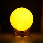 Ночник «Планета» LED USB белый 12×12×11.5 см RISALUX - фото 22064337