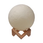 Ночник «Планета» LED USB белый 12×12×11.5 см RISALUX - фото 22064341