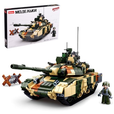 Конструктор «Модельки. Российский танк», 758 деталей