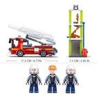 Конструктор Пожарный «Машина с лестницей», 343 детали - фото 4072458