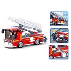 Конструктор Пожарный «Машина с лестницей», 343 детали - фото 4072460