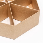 Коробка - менажница под сухофрукты, с окном, 18.5×18.5×5.5 см - Фото 5