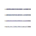 Карандаш чёрнографитный ErichKrause Lavender, HB, 2.2 мм, с ластиком, трёхгранный, дерево - Фото 2
