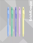 Ручка шариковая ErichKrause R=301 Pastel Stick, узел 0.7 мм, синяя - Фото 9