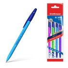 Набор ручек шариковых ErichKrause R-301 Neon Stick, 4 штуки, узел 0.7 мм, цвет чернил синий, корпус неоновый микс - фото 7489426