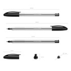 Ручка шариковая ErichKrause U-108 Classic Stick, узел 1.0 мм, чернила черные - Фото 2