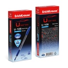 Ручка шариковая ErichKrause U-109 Classic Stick&Grip, узел 1.0 мм, чернила синие, резиновый держатель, длина линии письма 1000 метров 9521494 - фото 4100281