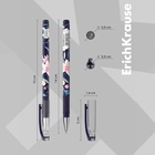 Ручка шариковая ErichKrause ColorTouch Lily, узел 0.7 мм, чернила синие, покрытие Soft Touch, длина линии письма 2000 метров 9521503