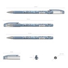 Ручка шариковая ErichKrause Frozen Beauty Stick, узел 0.7 мм, чернила синие - Фото 3