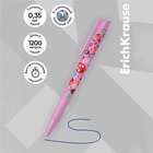 Ручка шариковая автоматическая ErichKrause ColorTouch Ladybug, узел 0.7 мм, чернила синие, покрытие Soft Touch, длина линии письма 1200 метров (комплект 24 шт) - фото 28100113