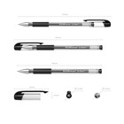Ручка гелевая ErichKrause G-Star Classic, узел 0.5 мм, грип, чёрная - Фото 2