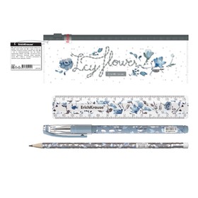 Набор в zip-пакете (линейка, ручка, карандаш) ErichKrause Frozen Beauty