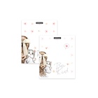 Набор обложек ПП 12 шт., 212×347 мм, 80 мкм, ErichKrause Lovely Friends, для тетрадей и дневников, фиксированная, МИКС с рисунком - Фото 8