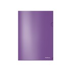 Набор из 3 папок-уголков А4, 180 мкм, ErichKrause Soft Iris, полупрозрачный, с тиснением "софт-тач", микс с рисунком - фото 25579847