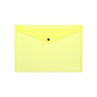 Папка-конверт на кнопке А4, 140 мкм, ErichKrause Fizzy Neon, полупрозрачный, тиснение, микс - Фото 6