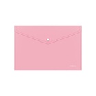 Папка-конверт на кнопке А4, 180 мкм, ErichKrause Diagonal Pastel, непрозрачный, тиснение, микс - Фото 11