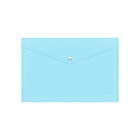 Папка-конверт на кнопке А4, 180 мкм, ErichKrause Diagonal Pastel, непрозрачный, тиснение, микс 9521550