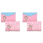 Набор из 4 папок-конвертов А4, 160 мкм, ErichKrause Pastel Princess, полупрозрачный, глянцевый, микс с рисунком - фото 25749452 Набор из 4 папок-конвертов А4, 160 мкм, ErichKrause Pastel Princess, полупрозрачный, глянцевый, микс с рисунком - фото 25749452