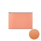 Папка-конверт на ZIP-молнии В5 (288 х 198 мм), 180 мкм, ErichKrause Matt Powder, непрозрачный, тиснение, персиковый (комплект 12 шт) - фото 22064836