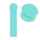 Закладка пластиковая, 4 штуки, ErichKrause Diagonal Pastel, МИКС 9521609