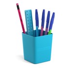 Набор настольный ErichKrause Base Bubble Gum, 6 предметов, голубой, ароматизированный пластик - фото 10308698