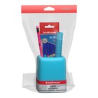 Набор настольный ErichKrause "Forte Bubble Gum", 6 предметов, голубой с розовой вставкой - фото 22064946