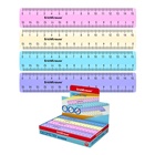 Линейка 15 см ErichKrause «Pastel», непрозрачная, двухсторонняя шкала, микс (комплект 5 шт) - фото 68914649