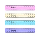 Линейка ErichKrause. Pastel, 15 см, непрозрачная, двухсторонняя шкала, МИКС - Фото 5
