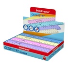 Линейка 15 см ErichKrause «Pastel», непрозрачная, двухсторонняя шкала, микс (комплект 5 шт) - фото 68914651