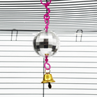 Игрушка "Диско-шар" с колокольчиком, 15 см, d 5.2 см - Фото 2