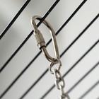 Игрушка для птиц "Бабочки" с колокольчиком, 5,5 х 26 см, микс цветов 9188421