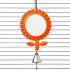 Игрушка для птиц "Подсолнух", 8 х 15,5 см, микс жёлтая/оранжевая - Фото 2