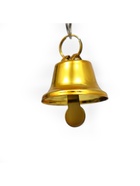 Игрушка для птиц «Птичка», 11.9×3.4×12.5 см, с колокольчиком, пластик, жёлтая - Фото 5