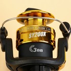 Катушка для спиннинга JM200 "Крутой рыбак", желтая - Фото 5