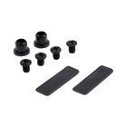 Петля для стеклянных дверей, цвет черный - фото 25323636