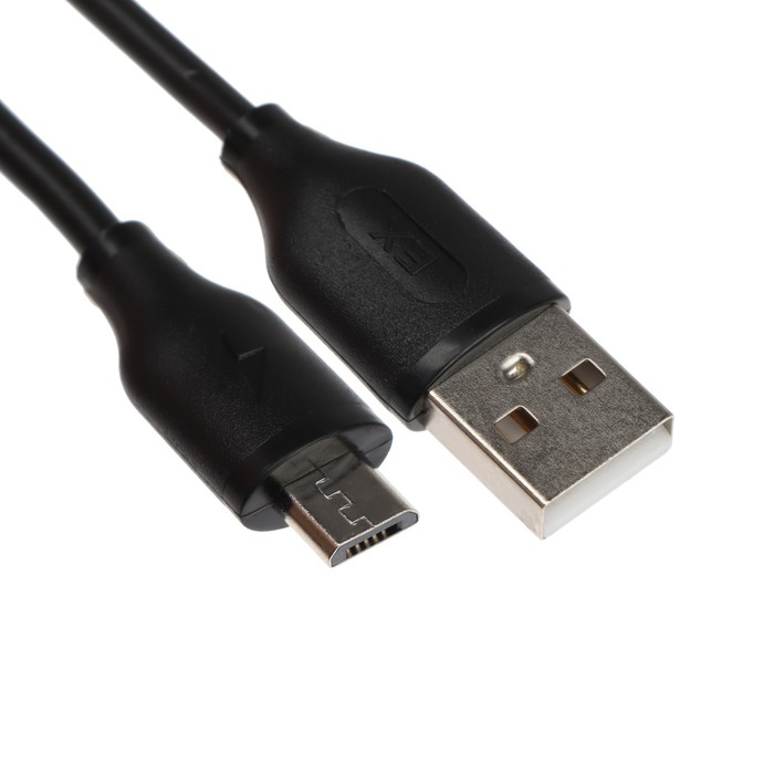 Сетевое зарядное устройство Exployd EX-Z-1432, 2 USB,  2.4 А, кабель microUSB, черное - фото 51459772